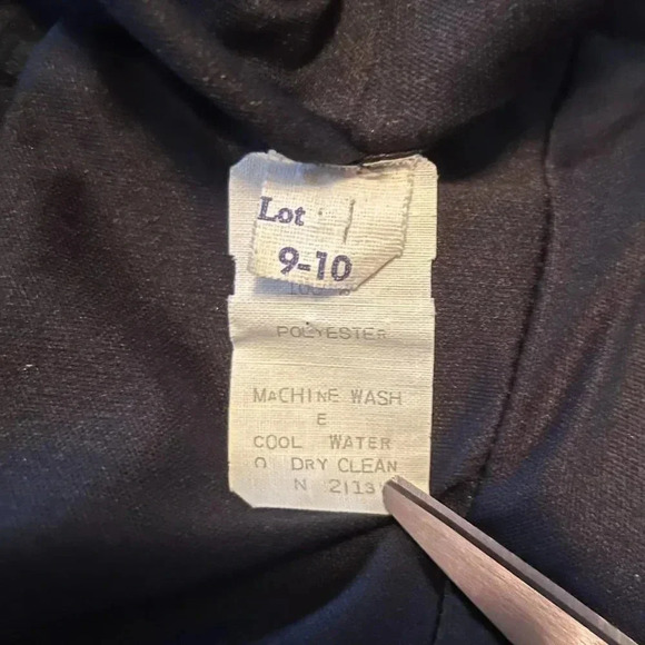 70s vintage black strappy one shoulder evening gown/prom dress (Small) - Picture 7 of 7